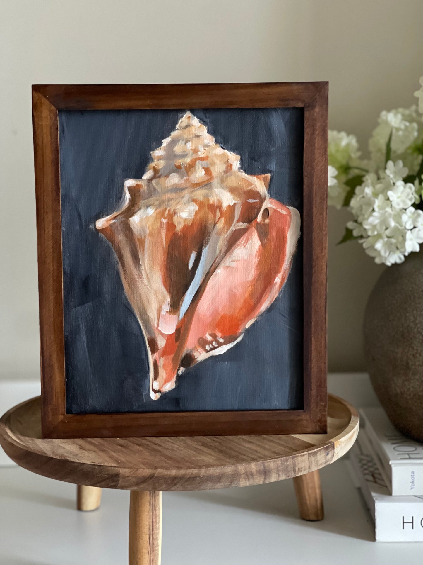 Shell Study II, original acrylic painting