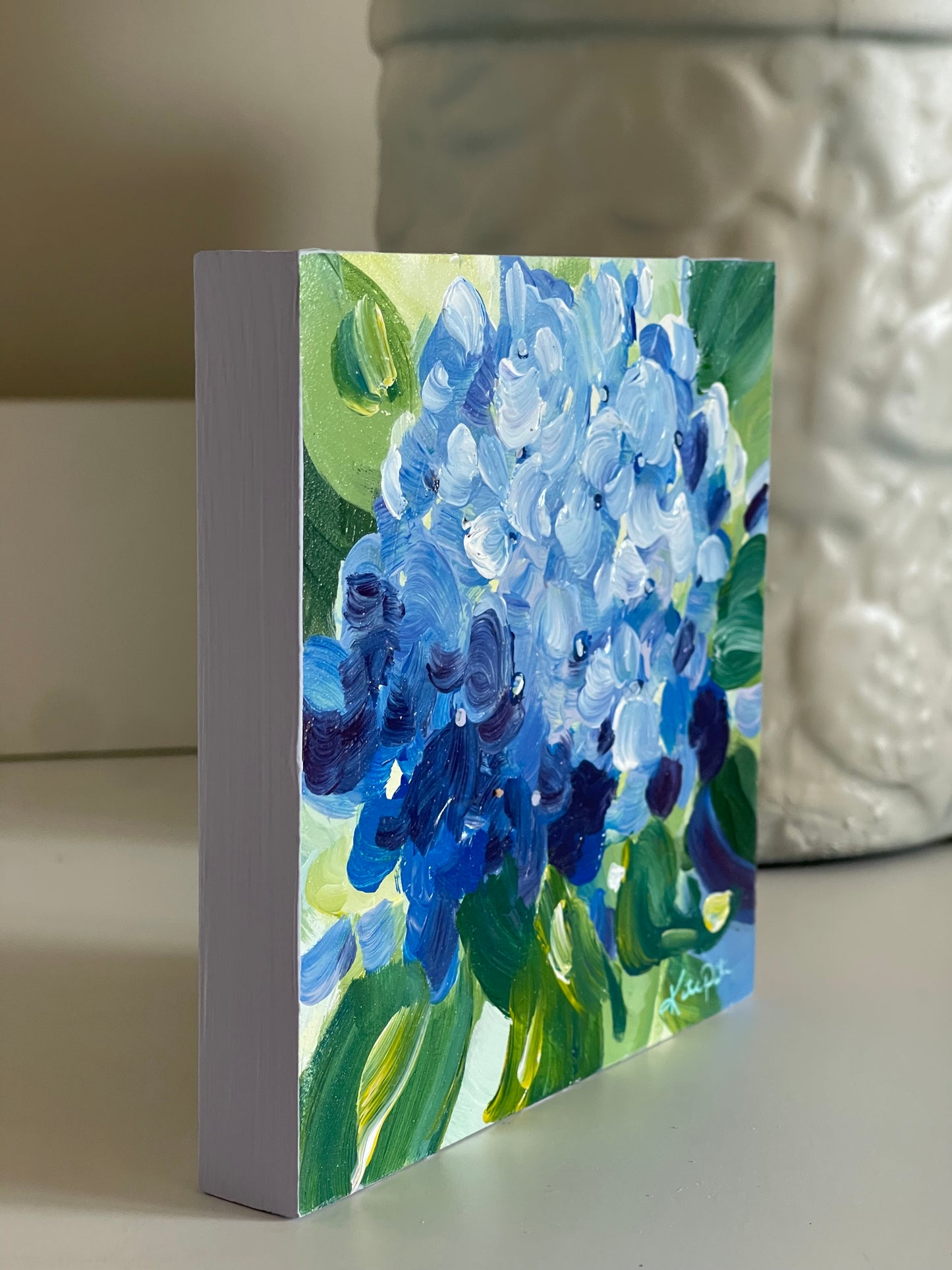 Blue Hydrangea Mini (Sold)- Original
