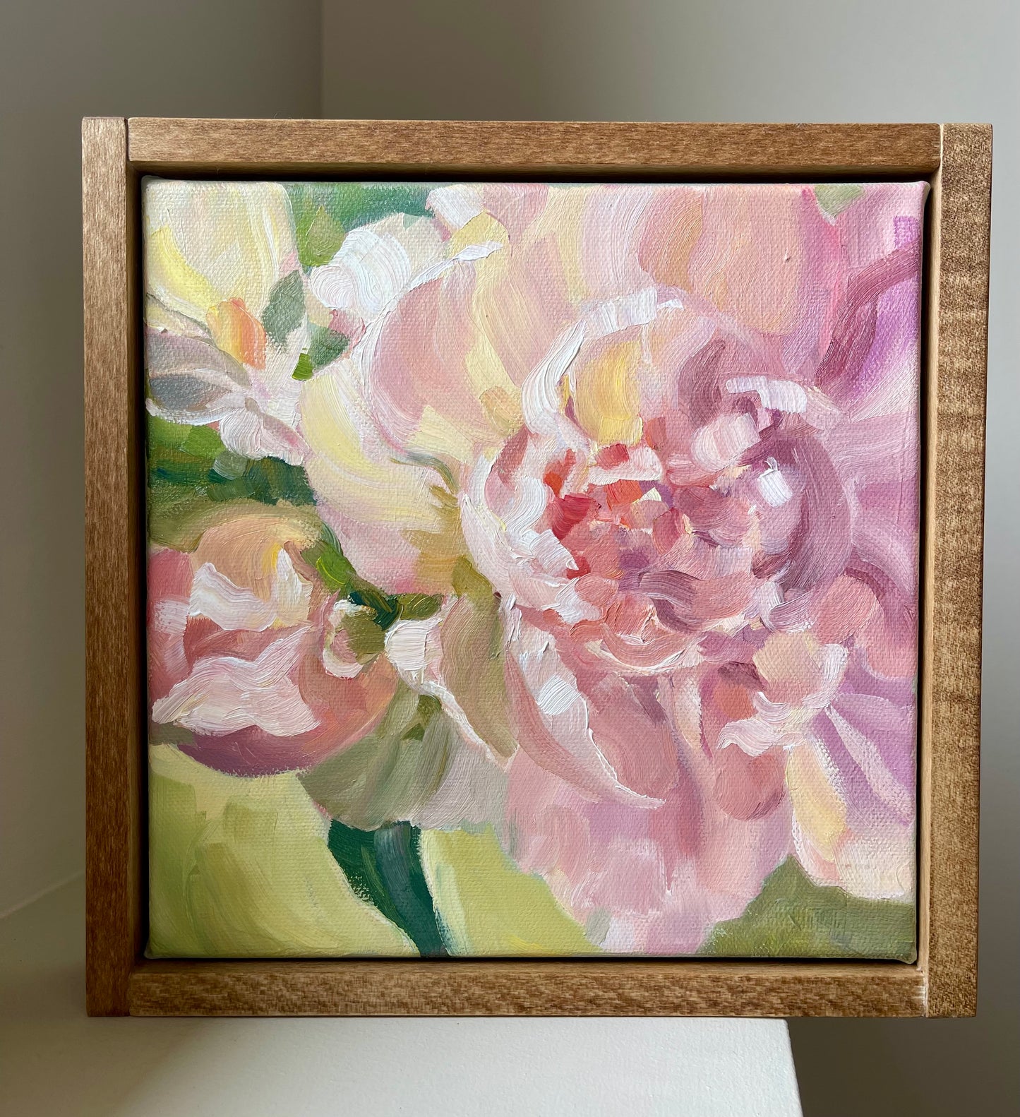Blushing Peony-Original Oil Painting-(SOLD)