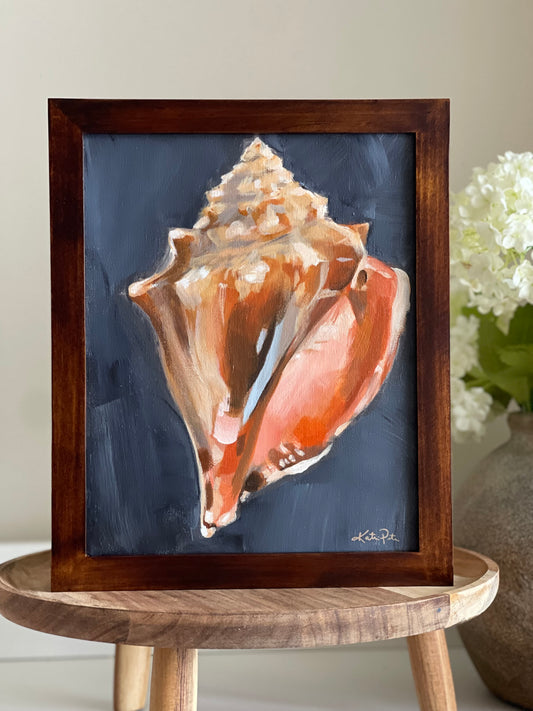 Shell Study II, original acrylic painting