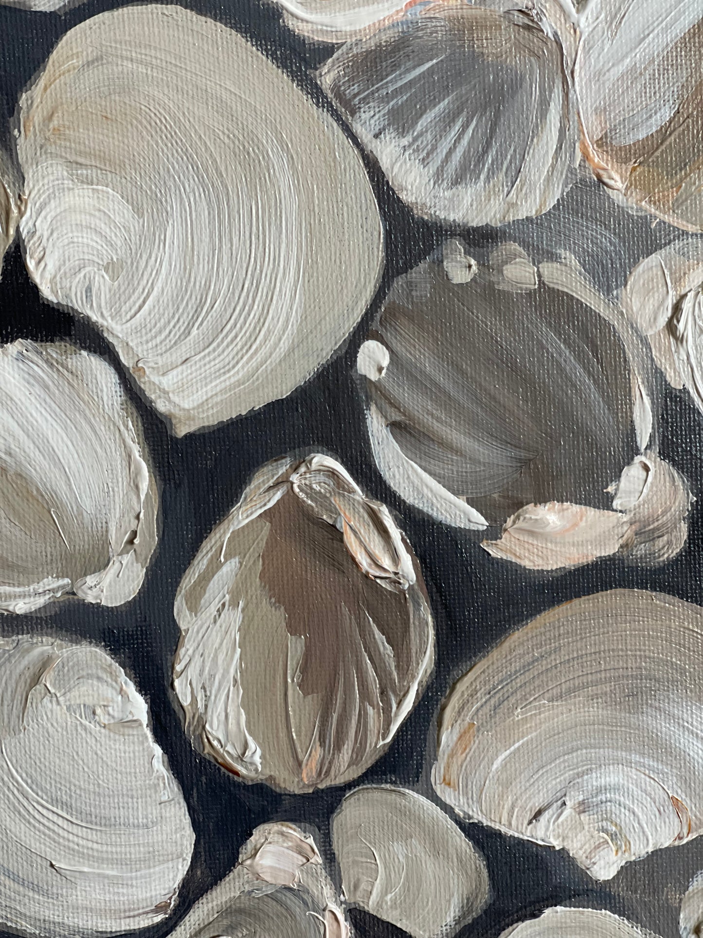 Shell Study I, Original acrylic painting