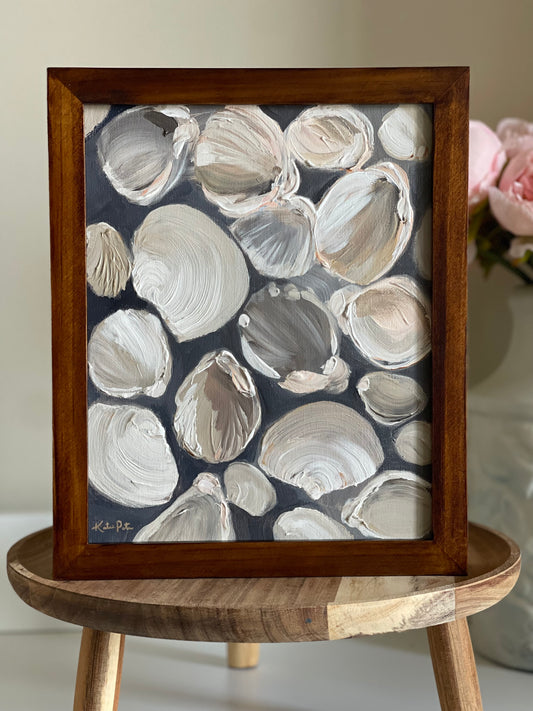 Shell Study I, Original acrylic painting