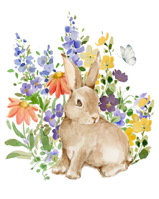 Among the Flowers- Print