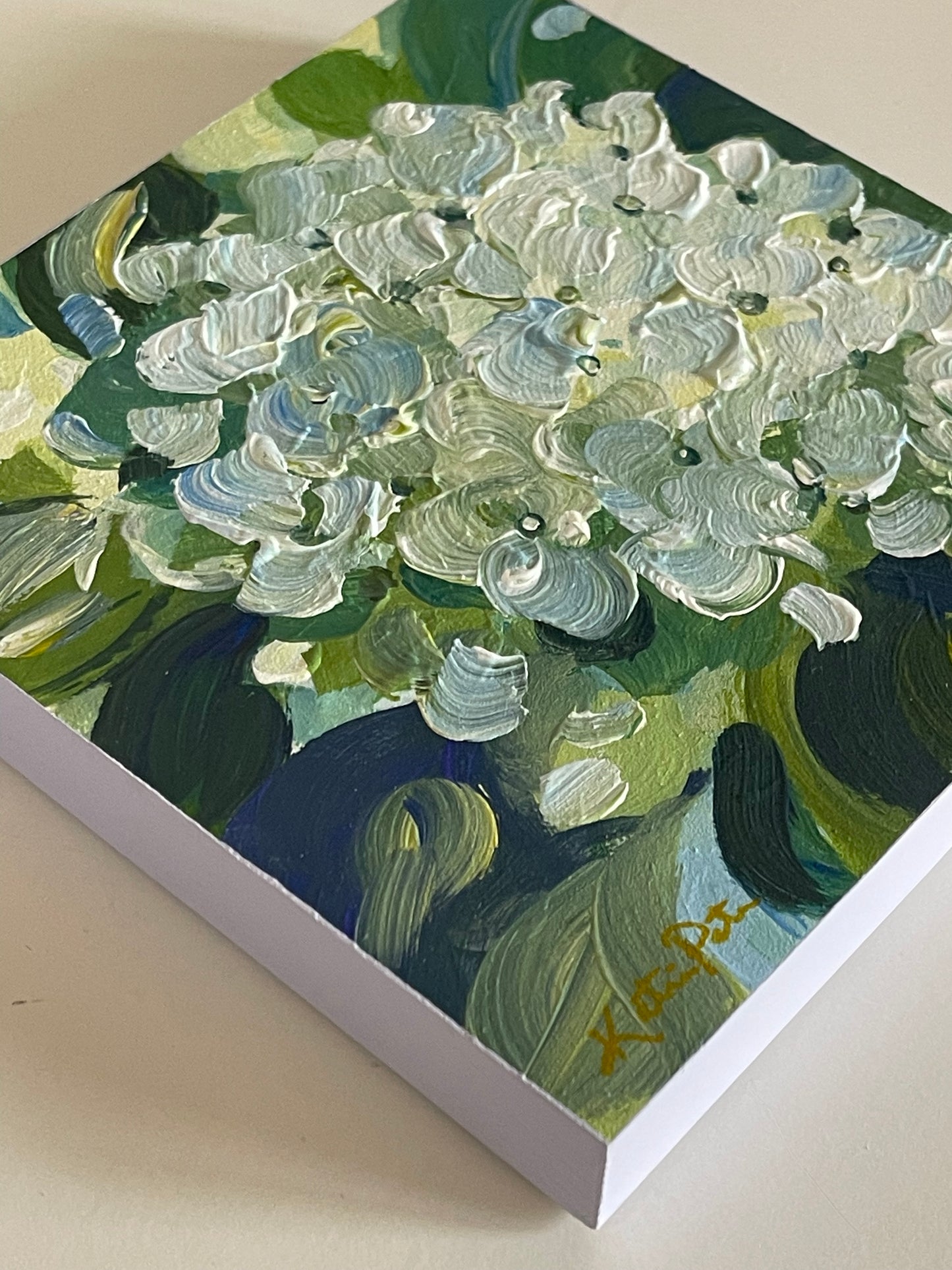 White Hydrangea Mini (Sold) - Original